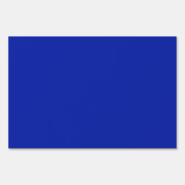 Royal Blue Yard Sign (Back)