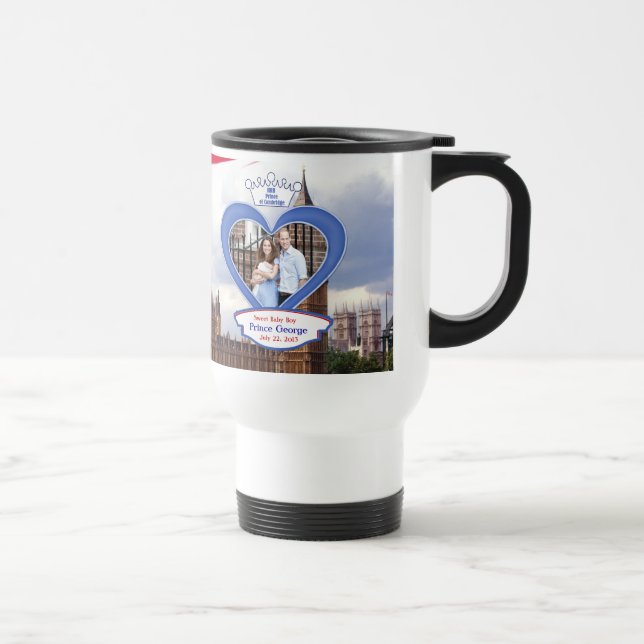 Royal British Baby Prince George Travel Mug (Right)