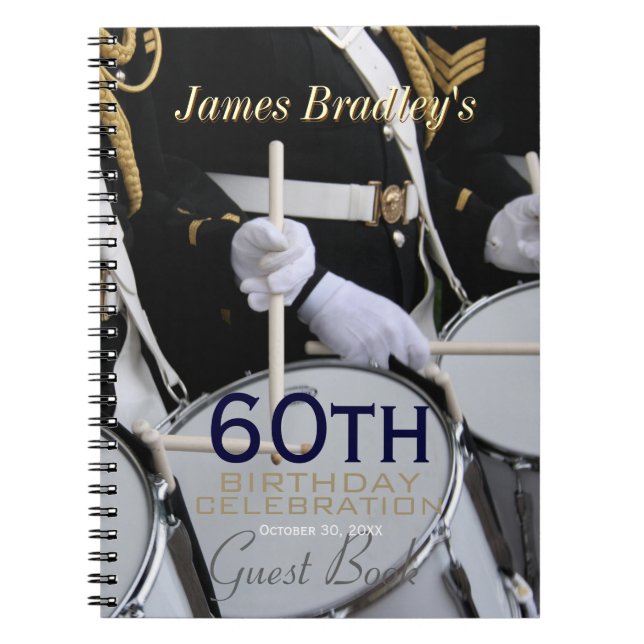 Royal British Band 60th Birthday Guest Book (Front)