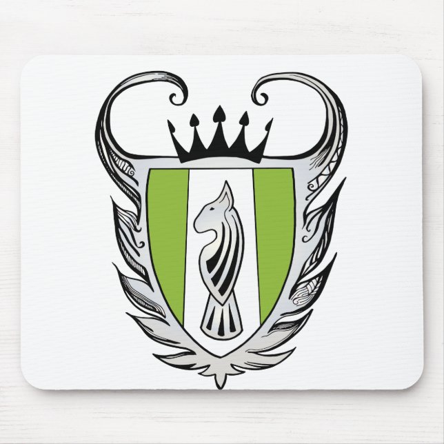 Royal Bull Terrier Mouse Pad (Front)