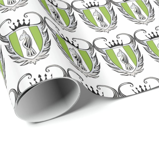Royal Bull Terrier Wrapping Paper (Roll Corner)