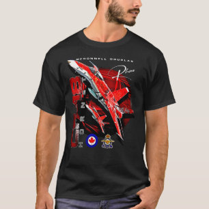Royal Canadian Air Force CF-18 Hornet Jet Fighter T-Shirt