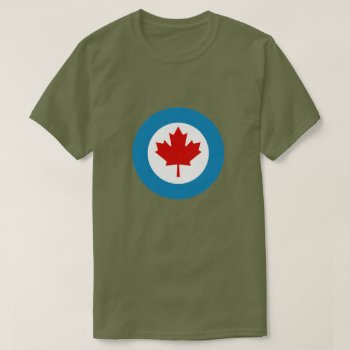 Royal Canadian Air Force Roundel T-shirt by KahunaDesigns at Zazzle
