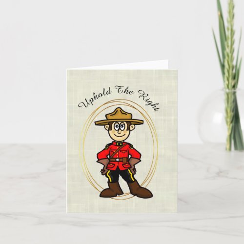 Royal Canadian Mounted Police Day Card