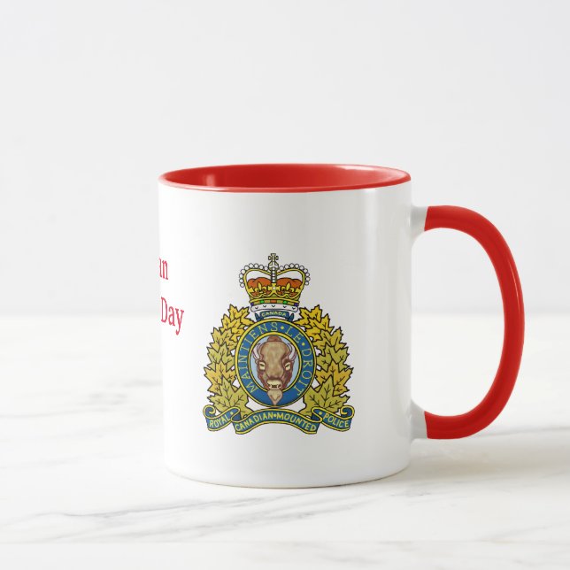 Royal Canadian Mounted Police Day Mug (Right)