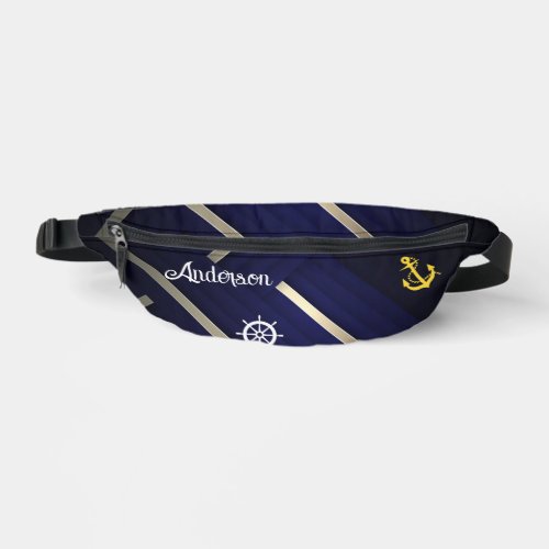 Royal Caribbean Cruise Modern White Text Fanny Pack