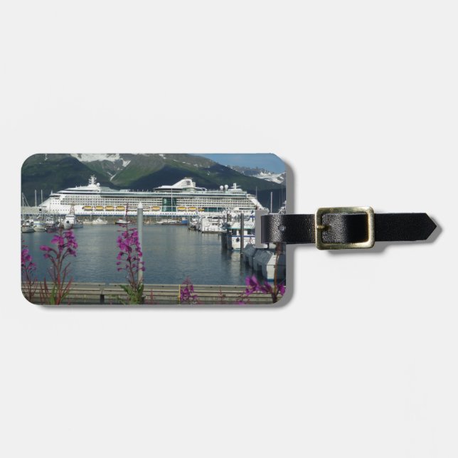 Royal Caribbean in Seward Alaska Luggage Tag (Front Horizontal)