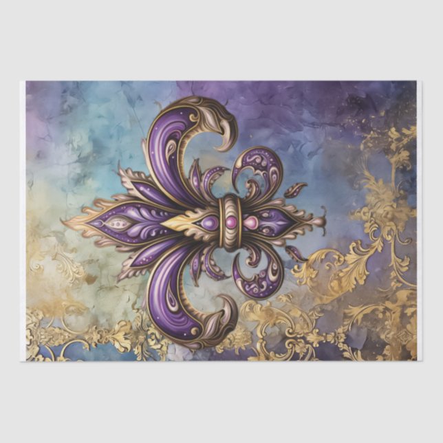 Royal Carnival Fleur Tissue Paper (Front)