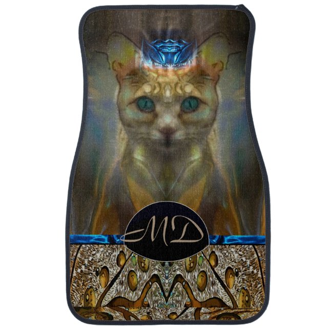 Royal Cat Animal Print Car Mats (Front)