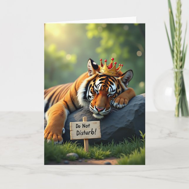 Royal Cat Fathers Day Card (Front)