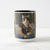 Royal Cat Princess Two-Tone Coffee Mug (Center)