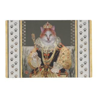 Royal Cat Rules Placemat -- Queen