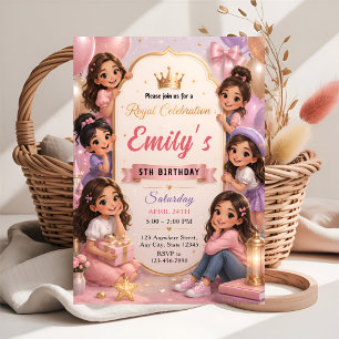 Royal Celebration Princess Birthday Invitation