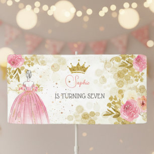 Royal celebration princess princessa birthday banner
