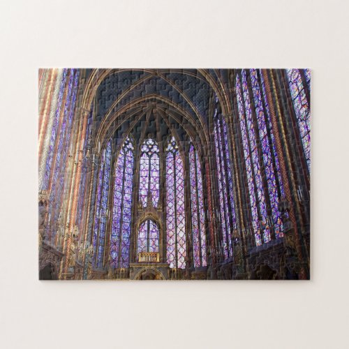 Royal Chapel Church Stained Glass Photo Jigsaw Puzzle