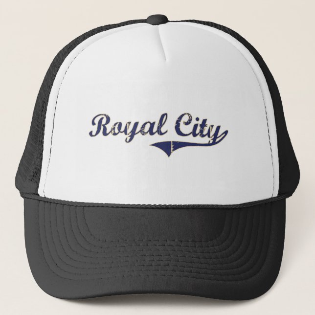 Royal City Washington Classic Design Trucker Hat (Front)