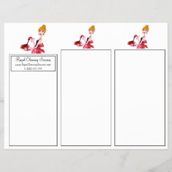 Royal Cleaning Services Tri-fold Brochures by LadyDenise at Zazzle