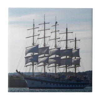 Royal Clipper Under Sail Ceramic Tile