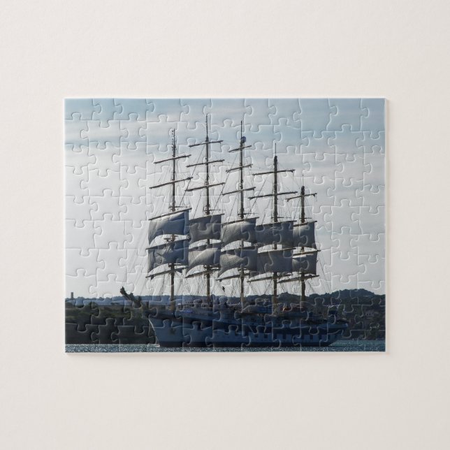 Royal Clipper Under Sail Jigsaw Puzzle (Horizontal)