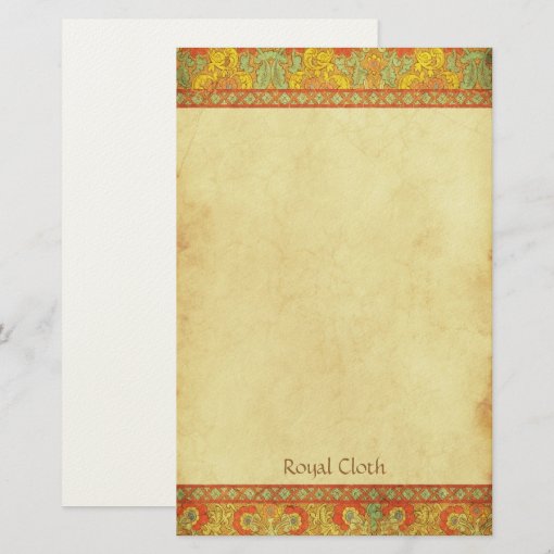 Royal Cloth - Medieval Stationery | Zazzle