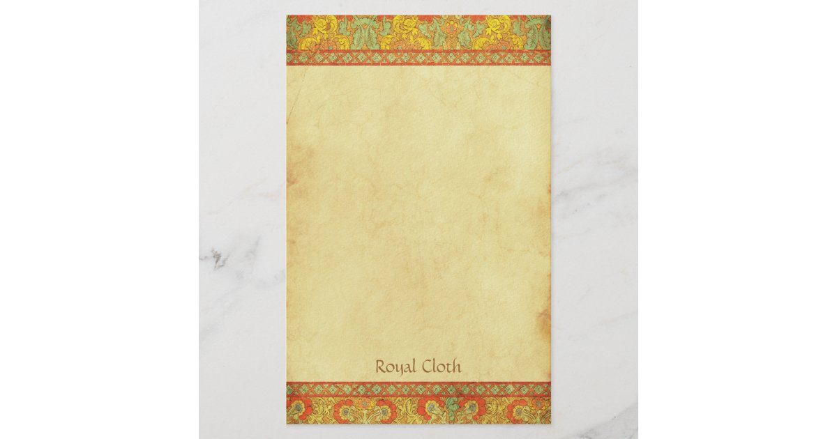 Royal Cloth Medieval Stationery Zazzle