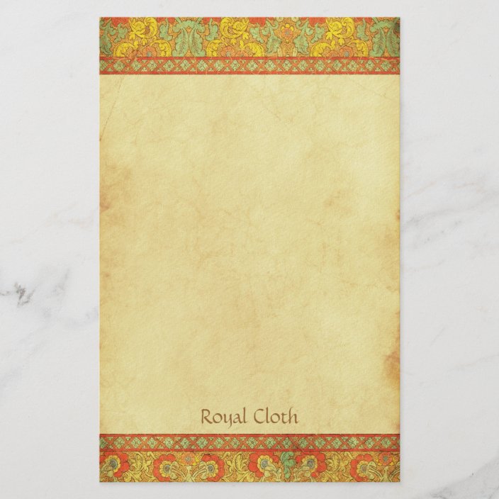 Royal Cloth - Medieval Stationery | Zazzle.com