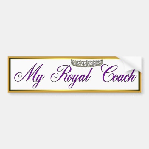 Royal Coach Bumper Sticker