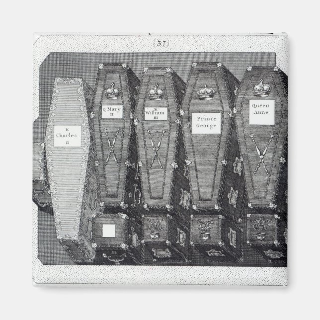 Royal Coffins at Westminster Abbey Magnet (Front)