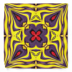 Royal Colorful Bandana, Hankerchief, Hankie Bandana