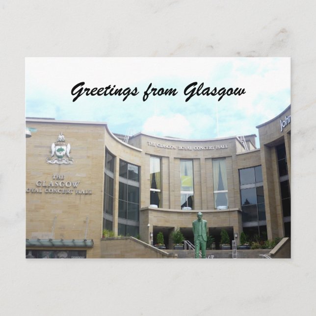 royal concert hall glasgow postcard (Front)