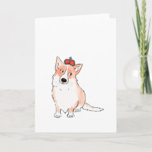 Royal corgi card