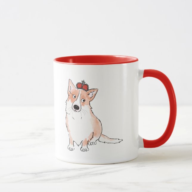 Royal corgi mug (Right)