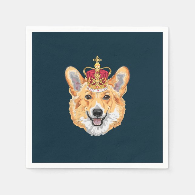 Royal Corgi  Napkins (Front)