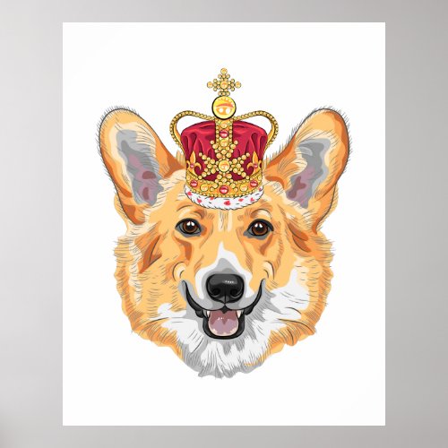 Royal Corgi Poster