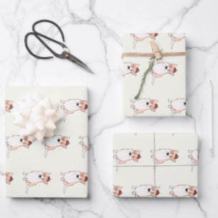 Royal corgi wrapping paper
