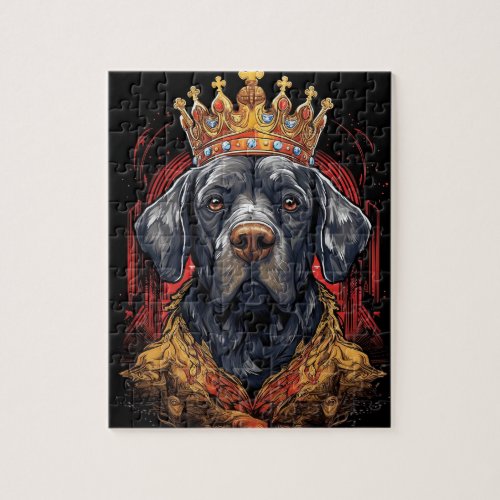 Royal Coronation King Charles Dog Funny Jigsaw Puz Jigsaw Puzzle