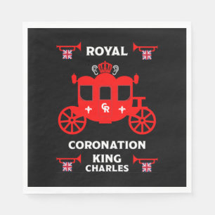 Royal Coronation King Charles III Napkins