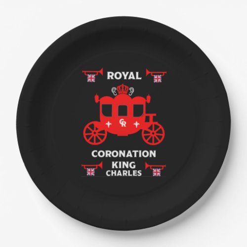 Royal Coronation King Charles III     Paper Plates