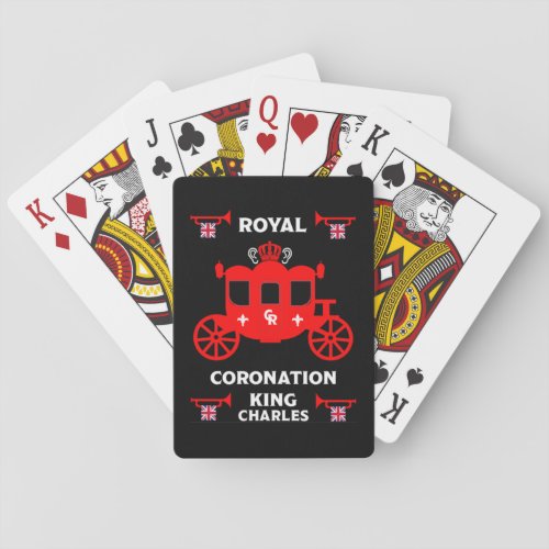 Royal Coronation King Charles III  Playing Cards