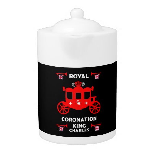 Royal Coronation King Charles III      Teapot