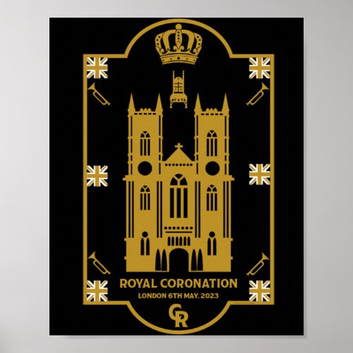 Royal Coronation Westminster Abbey  Poster