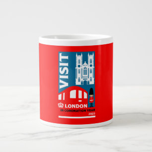 Royal Coronation Year 2023 London     Giant Coffee Mug