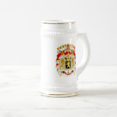 Royal Crest of Belgium Beer Stein (Front Right)