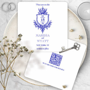 Royal Crest w/ Crown Medieval or Fantasy Save The Date