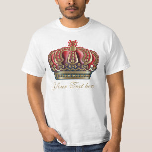 Crown Town KC Heart Royal Blue & Gold Vintage T-Shirt