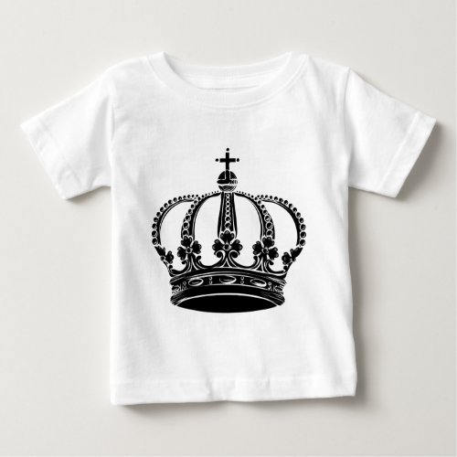 Royal Crown 02 _ Black Baby T_Shirt