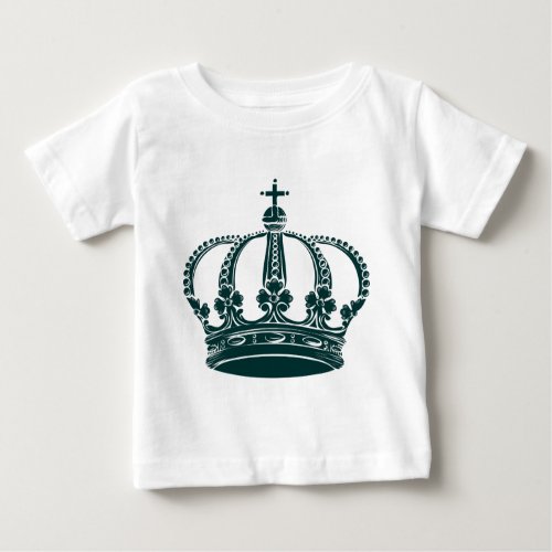 Royal Crown 02 _ Dark Green Baby T_Shirt