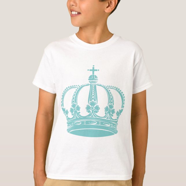 Royal Crown 02 - Light Blue Green T-Shirt (Front)