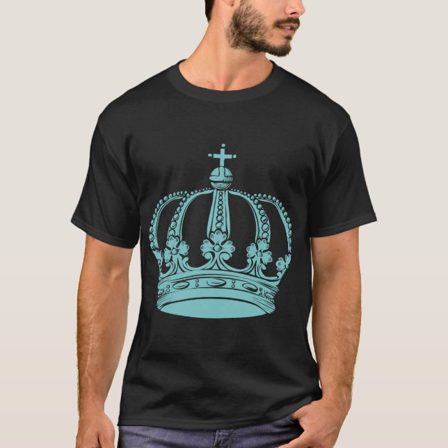 Royal Crown 02 - Light Blue Green T-Shirt (Front)