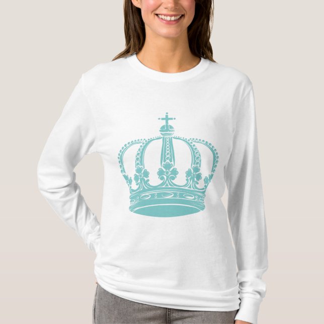 Royal Crown 02 - Light Blue Green T-Shirt (Front)